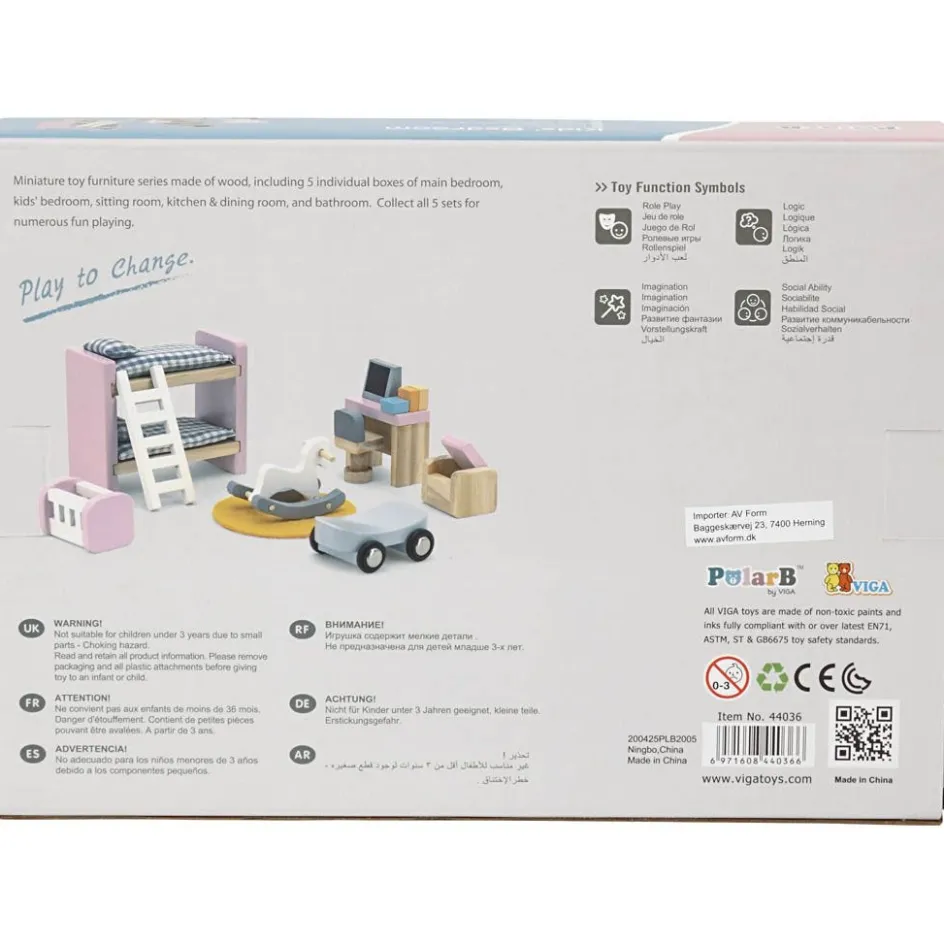 VIGA Doll house furniture| Indoor Play