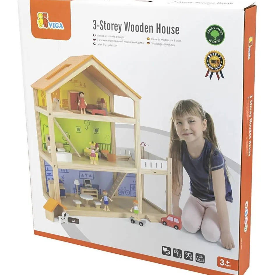 VIGA Dollhouse| Indoor Play