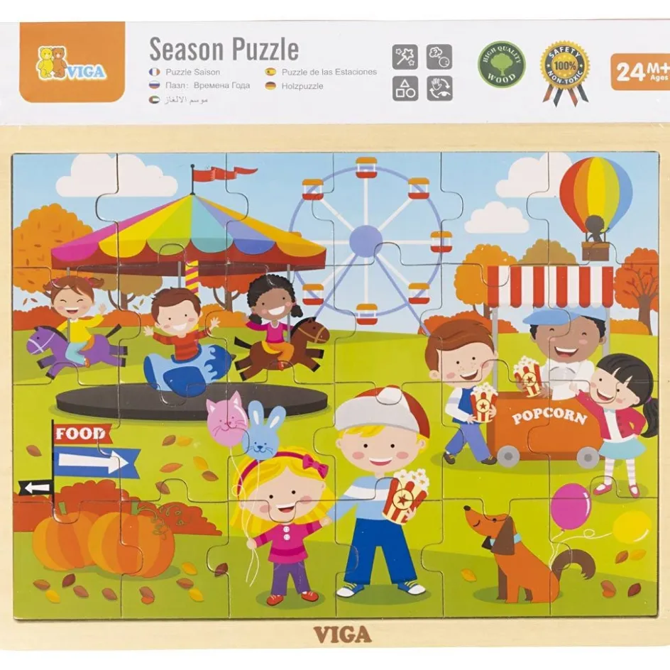 VIGA easons wooden jigsaw puzzle| Indoor Play