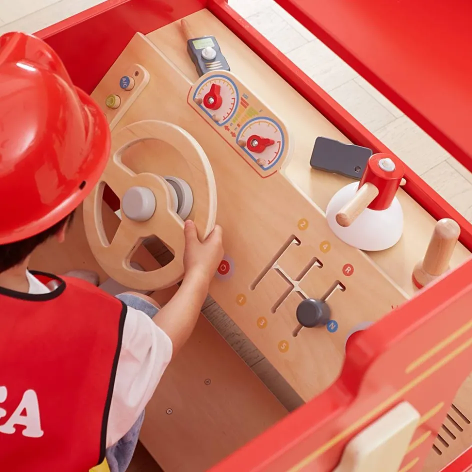 VIGA Large Fire Truck| Indoor Play