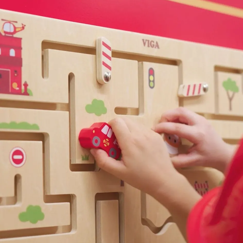 VIGA Large Fire Truck| Indoor Play