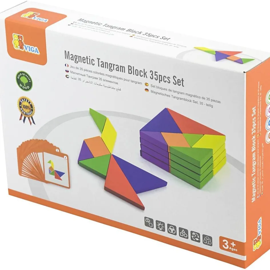 VIGA Magnetic Tangram| Indoor Play