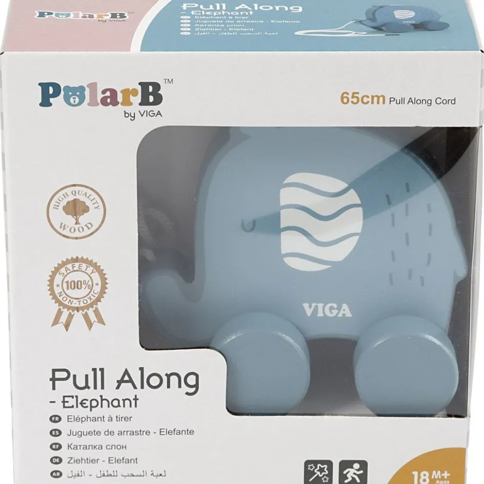 VIGA pull along Elephant| Indoor Play