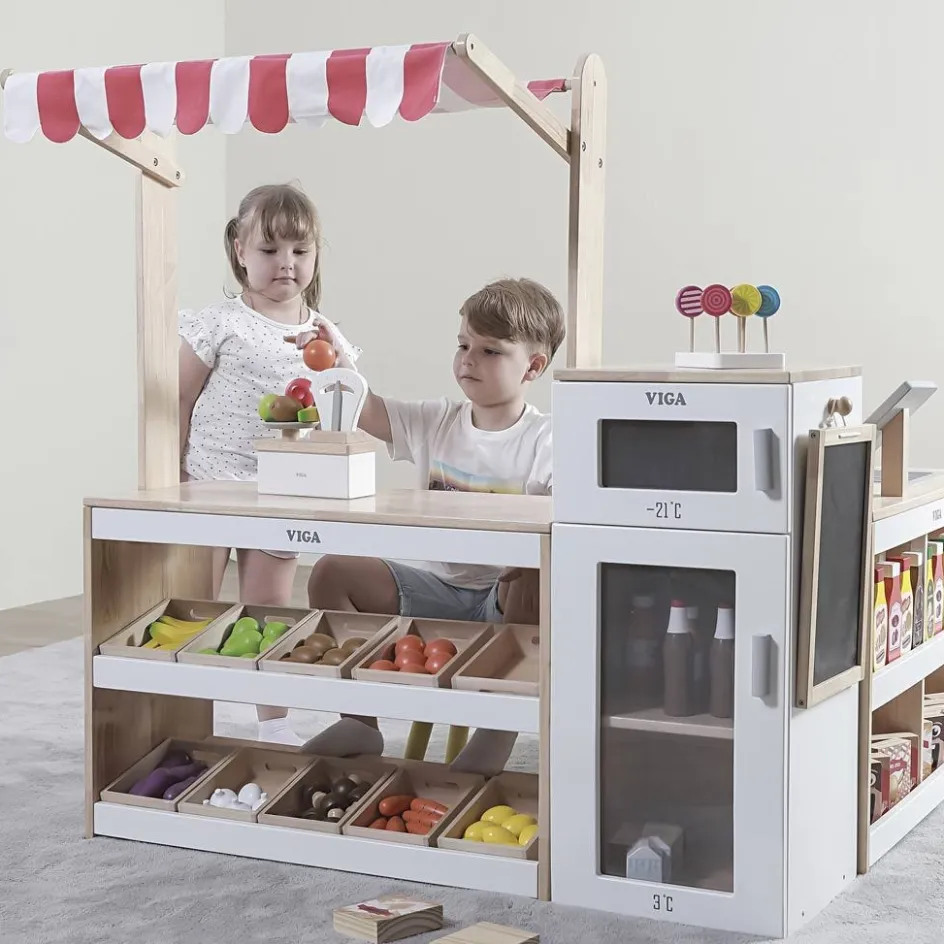 VIGA Three-Piece Grocery Store| Indoor Play