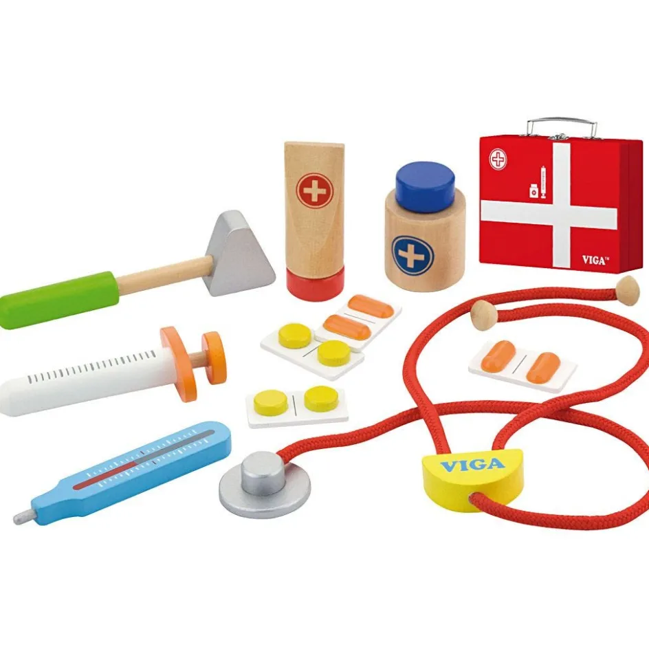 VIGA wooden doctor playset| Indoor Play
