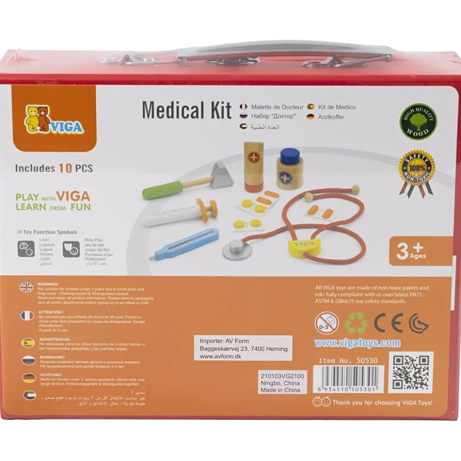 VIGA wooden doctor playset| Indoor Play