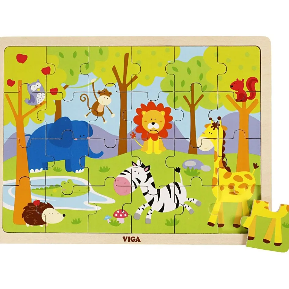 VIGA Wooden Jigsaw Puzzles| Indoor Play