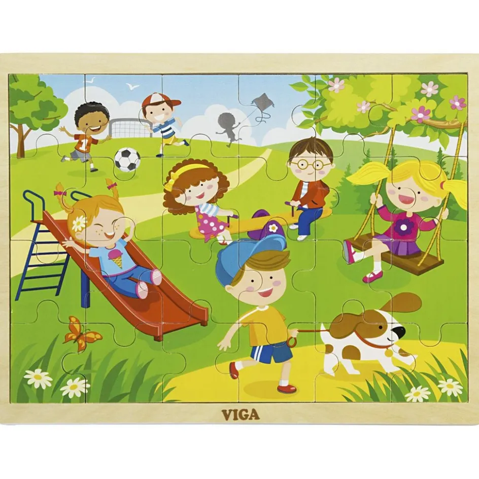 VIGA Wooden Jigsaw Puzzle| Indoor Play