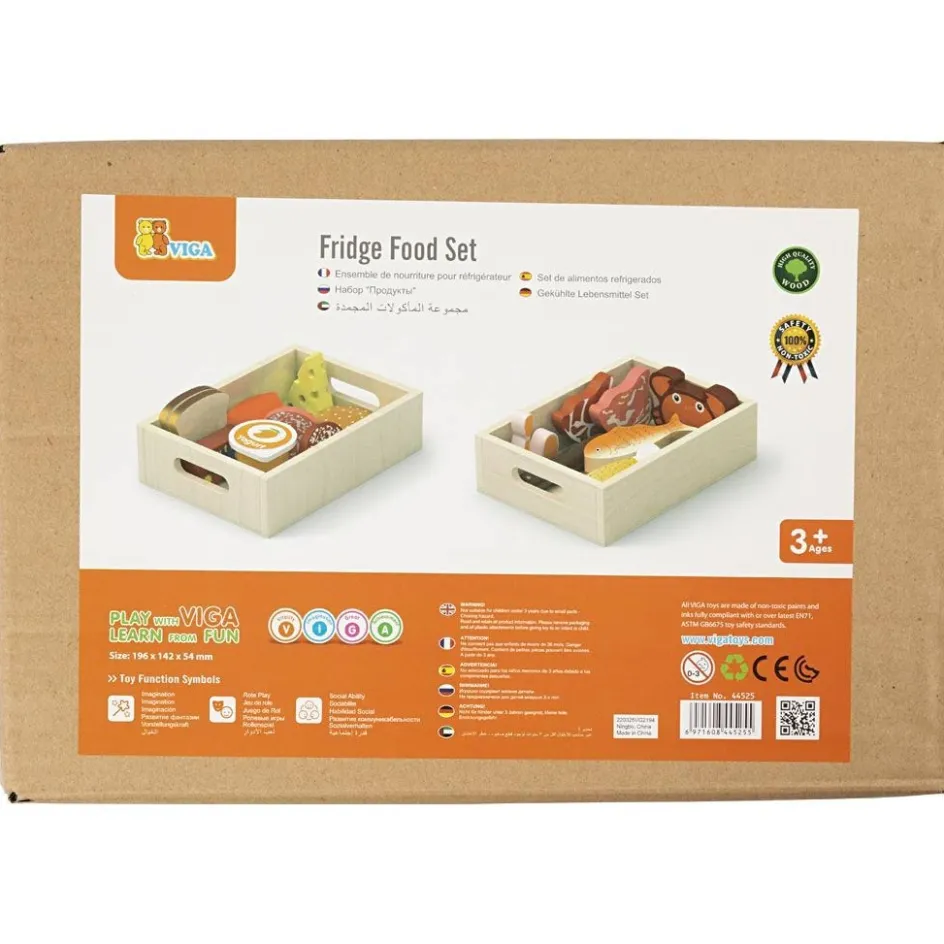 VIGA Wooden Play Food| Indoor Play