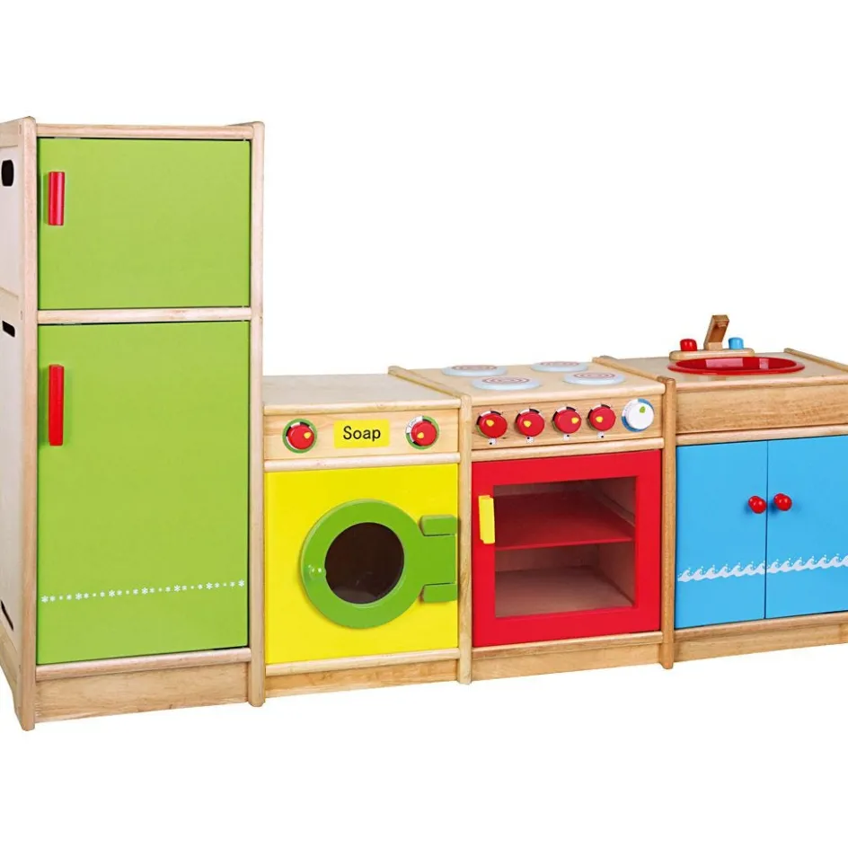 VIGA wooden play kitchen| Indoor Play