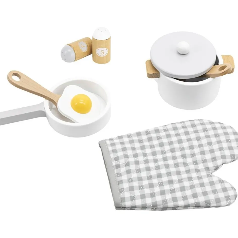 VIGA wooden saucepan set| Indoor Play