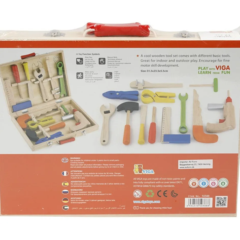 VIGA wooden toolbox| Indoor Play