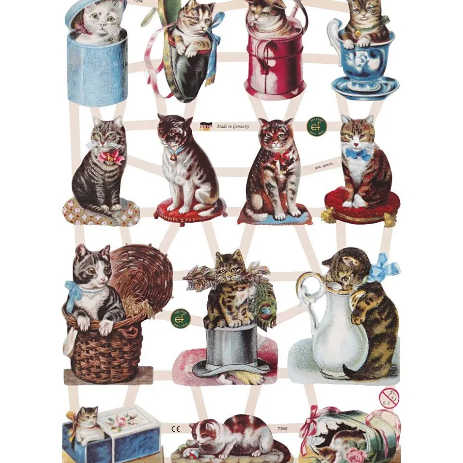 Creativ Company Vintage Die-Cuts| Basic Items And Tools|Stickers And Vintage Die-Cuts