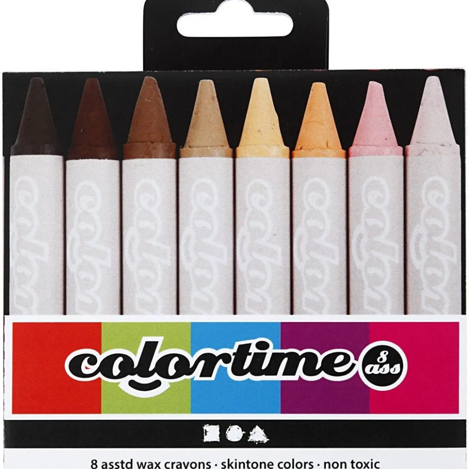Colortime Wax Crayons| Pencils And Chalks