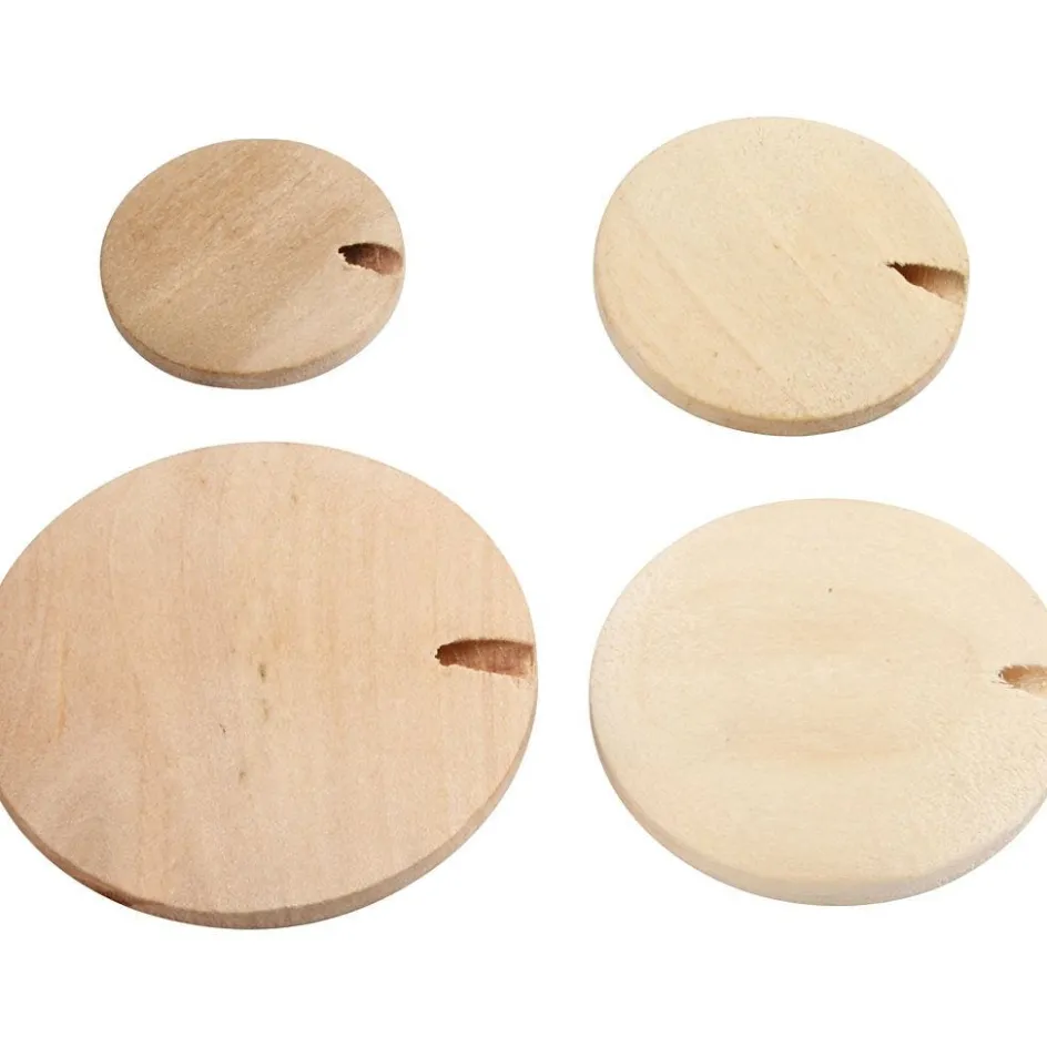 Creativ Company Wood Button pearl| Sewing Accessories And Tools