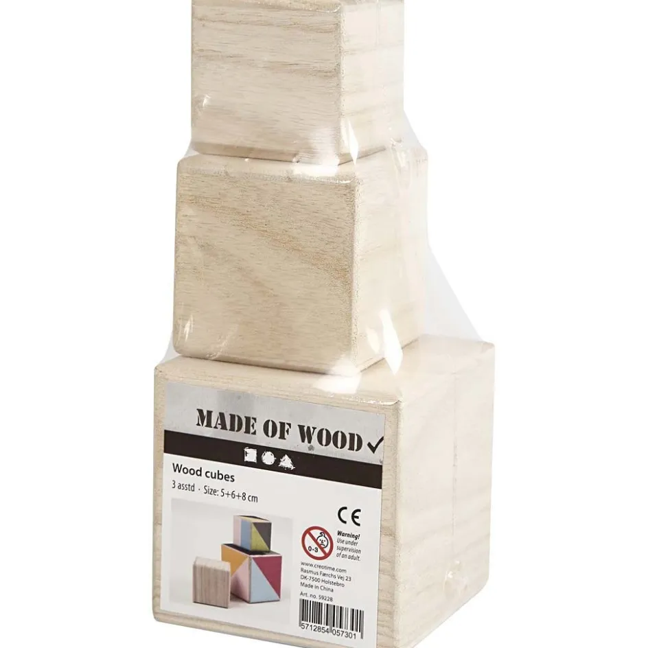 Creativ Company Wood cubes| Toys