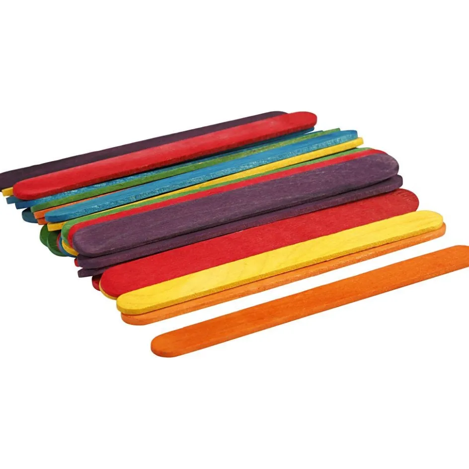 Creativ Company Wood Sticks| Lolly Sticks And Construction Tools