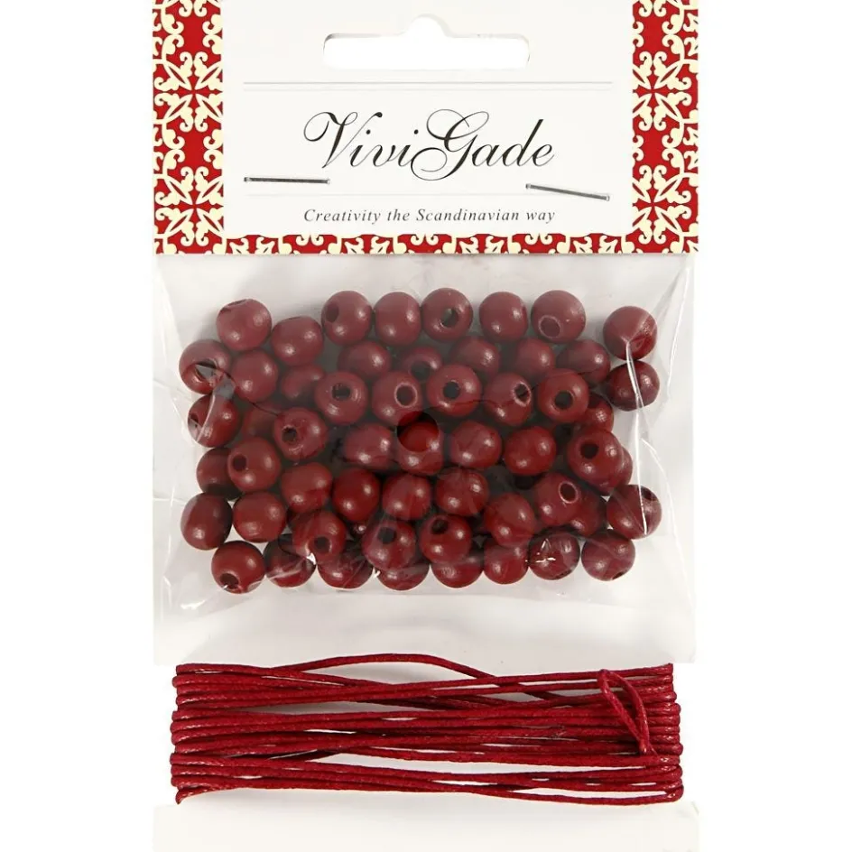 Vivi Gade Wooden Beads and Cotton Cord| Beads