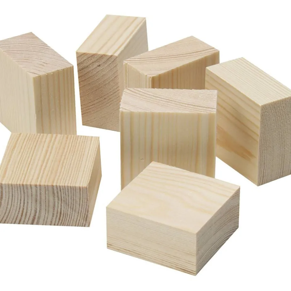 Creativ Company Wooden blocks/feet| Lolly Sticks And Construction Tools