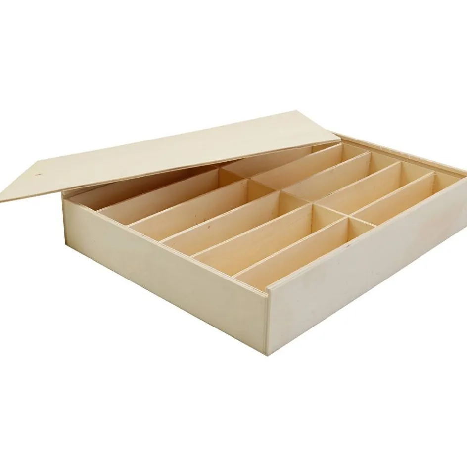 Creativ Company Wooden box with lid| Office Supplies