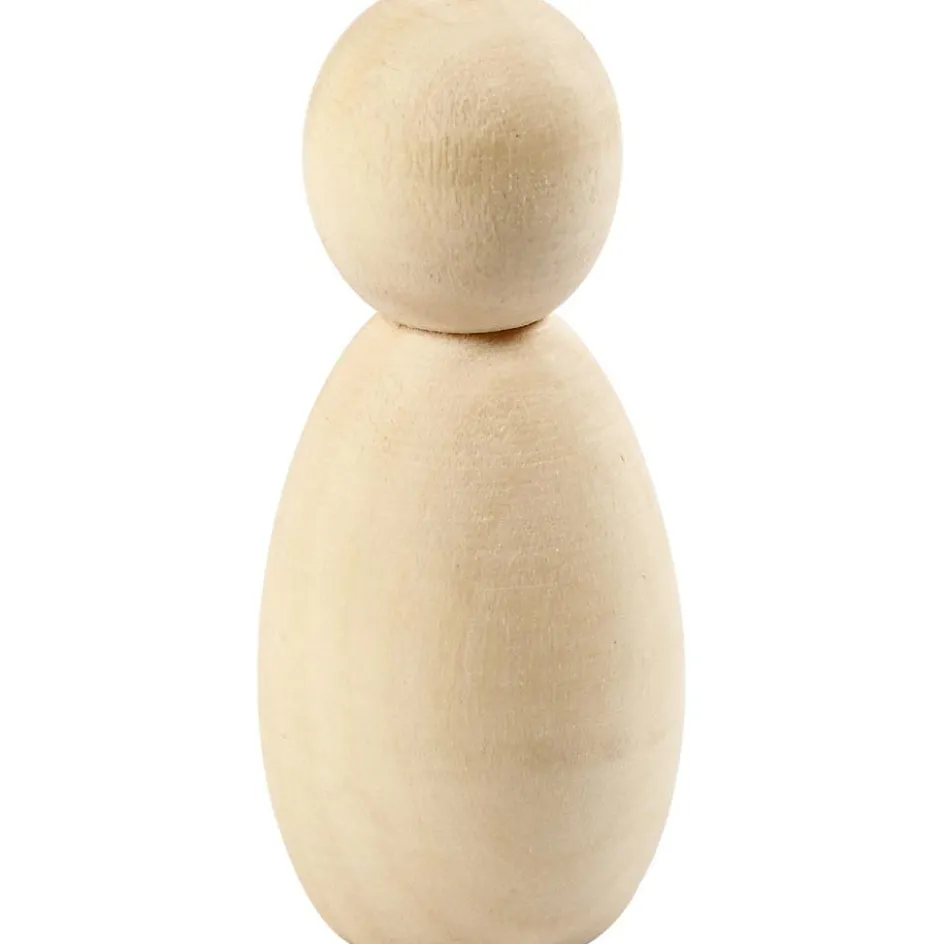 Creativ Company Wooden Figure Body| Figures, Eggs And Animals For Decorating